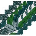 thumbnail image 2 of GZHJMY 2PCS Tropical Leaves Towels Cotton Washcloths Set,Quick Drying & Absorbent Soft Bathroom Hand Towel Lightweight & Portable Fingertip Towel, 2 of 7