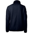 thumbnail image 3 of Women's Cutter & Buck Navy New Hampshire Wildcats Cascade Eco Sherpa Fleece Full-Zip Jacket, 3 of 3