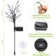 thumbnail image 5 of Luces solares de jardín para exteriores de 2 piezas, luces decorativas solares impermeables, luces exteriores para jardines, patios, caminos, decoraciones navideñas, 5 of 5