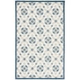 thumbnail image 2 of SAFAVIEH Martha Stewart Tufted Diamond Area Rug, Ivory/Blue, 5' x 8', 2 of 9