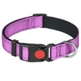 thumbnail image 1 of Collar de perro reflectante con hebilla de bloqueo de seguridad, collares ajustables de nailon para mascotas para cachorros MFZFUKR CPB-US-YY79-8, 1 of 5