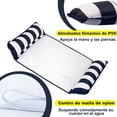 thumbnail image 4 of 2 Juegos de Hamaca Inflable, 2 Válvulas Inflables, Plegable Flotador Piscina con Bomba de Aire, Multiusos para Silla de Descanso, Drifter, Hamaca Flotante para Alberca (Azul oscuro y Rosa), 4 of 4