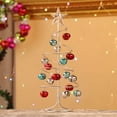 thumbnail image 2 of AMERTEER Tabletop Metal Christmas Tree  Spiral Wrought Iron Ornament Display Stand with Crystal Balls Christmas Ornament 10 Inch Desktop Decorations  Mini Xmas Tree, 2 of 10