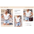 thumbnail image 6 of PRETTYGARDEN Women's Lightweight Sweaters Vest Spring Trendy Cap Sleeve V Neck Knit Tank Tops Summer Going Out Outfits, 6 of 8