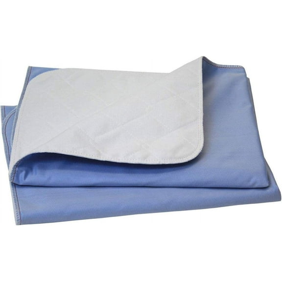 30x36-2 Pack- Blue-Washable Bed Pads - Waterproof Incontinence Underpads