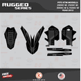 thumbnail image 3 of Kalair GFX Graphics Kit for Ktm 200XC-W, 250XC-W, 300XC-W, and 450XC-W (2013) Rugged Series, 3 of 5