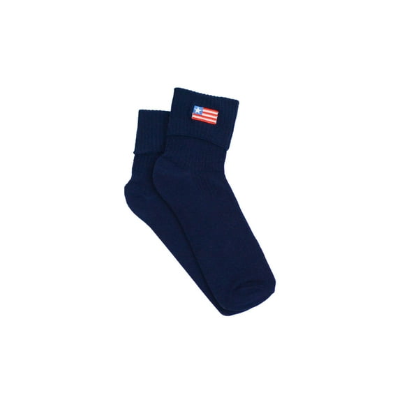 Everything Legwear Flag Turncuff Sock