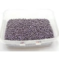 thumbnail image 3 of U8MO 10000 Glass Beads silver lined 1.5mm (12/0) + Storage Box Jewelry Making-White, 3 of 6