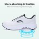 thumbnail image 4 of Zapatos con puntera ancha y soporte de arco AOV para hombre, talla 13, blanco/negro, 4 of 6