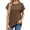 Coffee, variant on Womens Tops Oversized Business Casual Shirts Loose Fit Short Sleeve Tshirts Summer Clothes Fashion Outfit Tech T Shirt