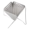 thumbnail image 3 of Roberee Filtre à café - Support de Support de Filtre à café Pliable en Acier Inoxydable Portable à l'extérieur Camping Office Cafe, 3 of 8