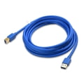 thumbnail image 2 of Cable Matters USB 3.0 Cable (USB 3 Cable / USB 3.0 A to B Cable) in Blue 10 Feet - Available 3FT - 15FT in Length, 2 of 5
