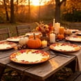 thumbnail image 2 of LEFXSMR Thanksgiving Paper Plates Disposable Party Supplies Fall Plates for Holiday Dinner & Party, 2 of 3