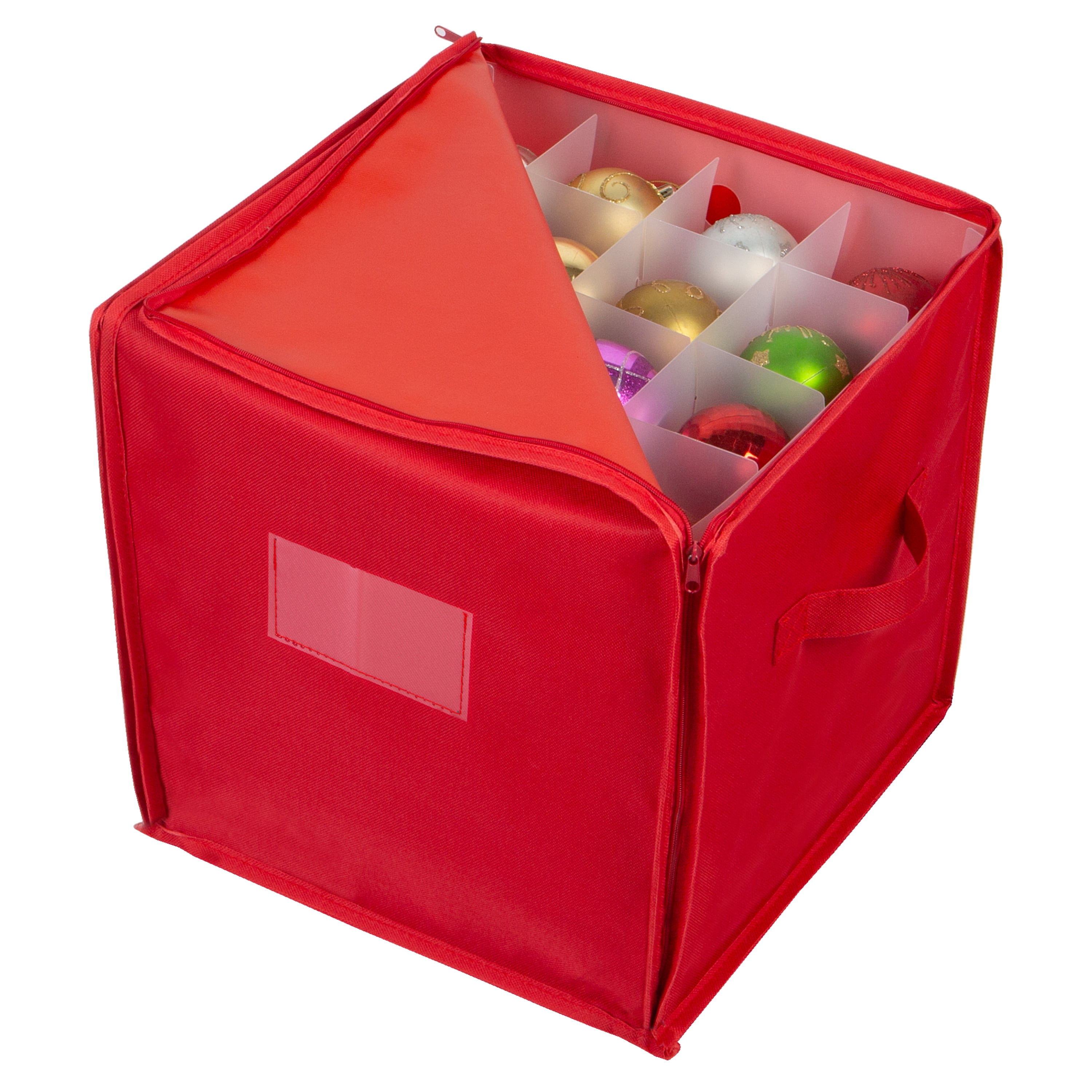 Simplify 64 Count Stackable Christmas Ornament Storage Box Walmart