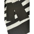 thumbnail image 5 of Liacowi Women Juniors Sweater Stripe Long Sleeve Pullover Slim FitJumpers Tops Loose Knitwear for Teen, 5 of 6