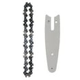 thumbnail image 1 of Mini Chain Guide Bar Combo, Faster Speed Chain Guide Bar Accessories Smooth Cutting  for Branch Cutting 4inch with 1/4 28 Links Chain,6inch with 1/4 37 Links Chain, 1 of 7