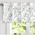 thumbnail image 5 of DriftAway Indoor and Outdoor Polyester Room Darkening Rod Pocket Valances White,Black,Multi-color 0.10 in x 18.00 in, 5 of 6