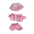 thumbnail image 3 of Ropa de muñeca de felpa de 15 cm, ropa de muñeca, traje de ocio para muñeca, accesorios de muñeca de felpa de moda con sombrero, adorable conjunto inf, 3 of 8