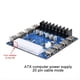 thumbnail image 4 of Placa de ConexióN de Fuente de AlimentacióN ATX de 20 Pines/24 Pines Placa Adaptadora de Fuente de AlimentacióN de Chasis de Escritorio con Carga USB de 5 V/2 A, B, 4 of 10