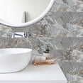 thumbnail image 4 of Pegatinas de azulejos de mármol de cristal de 30 estilos, impermeables, a prueba de humedad, para renovación de cocinas y baños, pegatinas de pared autoadhesivas, 4 of 5