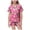 Watermelon Red, variant on enyan Halloween Pajamas Girls Pumpkin Ghost Print Short Sleeve 2 Piece Button Down PJs for Kids Soft Sleepwear Girl Pjs(Pink,2-3 Years)