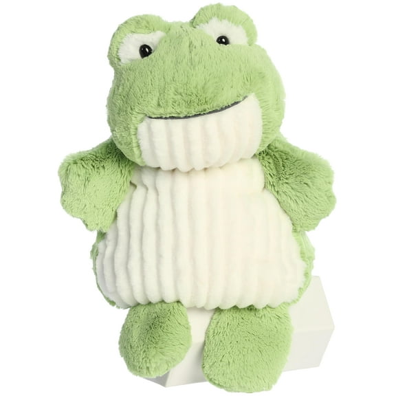 Aurora¬Æ Cuddly Huggle Pals Fuzzy Frog‚Ñ¢ Stuffed Animal - Weighted Comfort - Endless Snuggles - Green 12.5 Inches