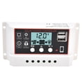 thumbnail image 3 of LHCER Dual USB Charging Controller,Solar Panel Controller Smart Dual USB Battery PWM Charge Discharge Control Device 12V/24V,PWM Solar Controller, 3 of 8
