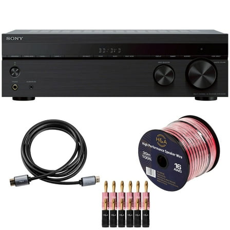 Sony STR-DH590 5.2-Channel Home Theater AV Receiver with Bluetooth with Cables