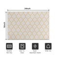 thumbnail image 5 of Yellow Geometric Quatrefoil Pattern Door Rugs,Washable Non Slip Door Mats Indoor,Decorative Door Mats,Entry Mat Indoor for Entrance,Bedroom,Kitchen,Bathroom,16"x24", 5 of 6