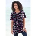 thumbnail image 6 of Roaman's Women's Plus Size Cotton Ultimate Crewneck Tee, 6 of 6