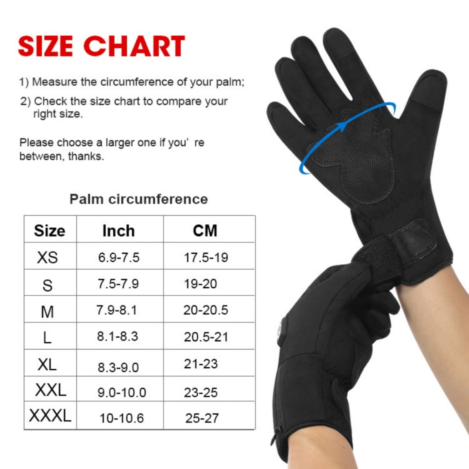 SNOW DEER Upgraded Heated Gloves Men Women,Ski Motorcycle Electric Battery Mittens Gloves