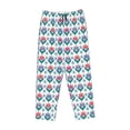 thumbnail image 4 of Xecao Tulips Flowers Women's Straight Lounge Pajama Pants: The Epitome of Relaxed Sleepwear, 4 of 9