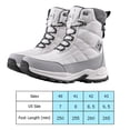 thumbnail image 3 of Botas de tobillo con plataforma para hombre Zapatos cómodos con forro polar Botas de senderismo de caña alta a la moda Wdftyju Tenis De Mujer Tenis De Hombre, 3 of 8