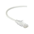thumbnail image 1 of Black Box Slim-Net - Câble Patch - RJ-45 (m) à RJ-45 (m) - 10 Pieds - UTP - CAT 6 - Amorti, Moulé, Échappé - Blanc, 1 of 3