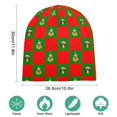 thumbnail image 3 of Gorros de Navidad con estampado de búho y oso para hombre y mujer, gorros casuales de animales divertidos, Skullies Kpop, gorros elásticos personalizados para invierno, 3 of 4