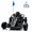 Black, variant on Funride 24V Go Kart for Kids with Remote Control, 14Ah Battery Long Runtime Electric Go Kart for Ages 6–12, Adjustable Speed Up to 10 MPH, Metal Frame, Music & Bluetooth, Blue