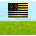 thumbnail image 1 of American Flag (18" x 24") Yard Sign, Includes Metal Step Stake, 1 of 6