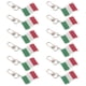 thumbnail image 2 of GOOHOCHY 12 llaveros con la bandera italiana - Ideales para mochilas, bolsos y mochilas escolares - Accesorios de la selección nacional de fútbol de Italia, 2 of 8