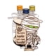thumbnail image 1 of Injueey El mejor regalo de vacaciones Estante para botellas de vino de fácil de agregar Agregar soporte para botellas de vino de ambiente Kits de decoración para fiestas momia, 1 of 6