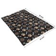 thumbnail image 4 of Paw Prints and Bones Blanket,Comfortable Soft Flannel Throw Blanket,All Season,Warm Lightweight Blankets for Sofa Bed Couch Living Room Chair,40"x50"(100x130cm), 4 of 4