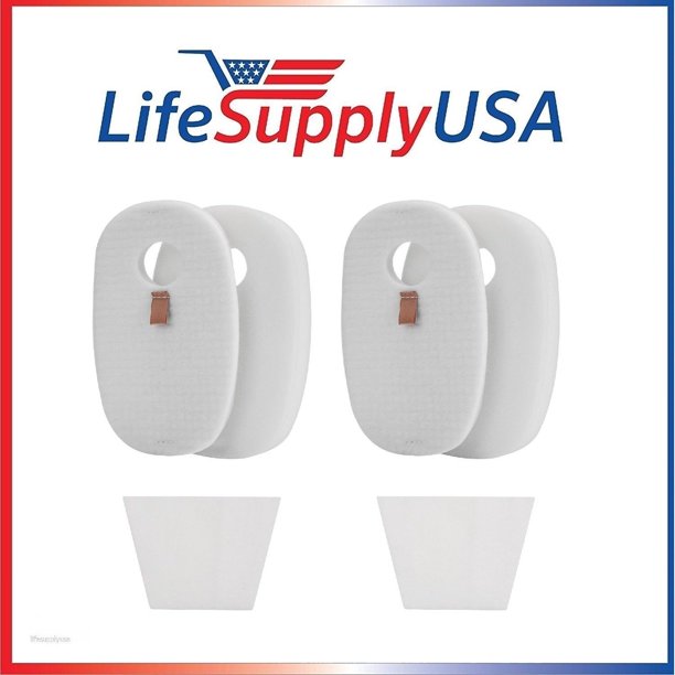 LifeSupplyUSA (2Pack) Foam and Felt Filter Kit Compatible with Shark
