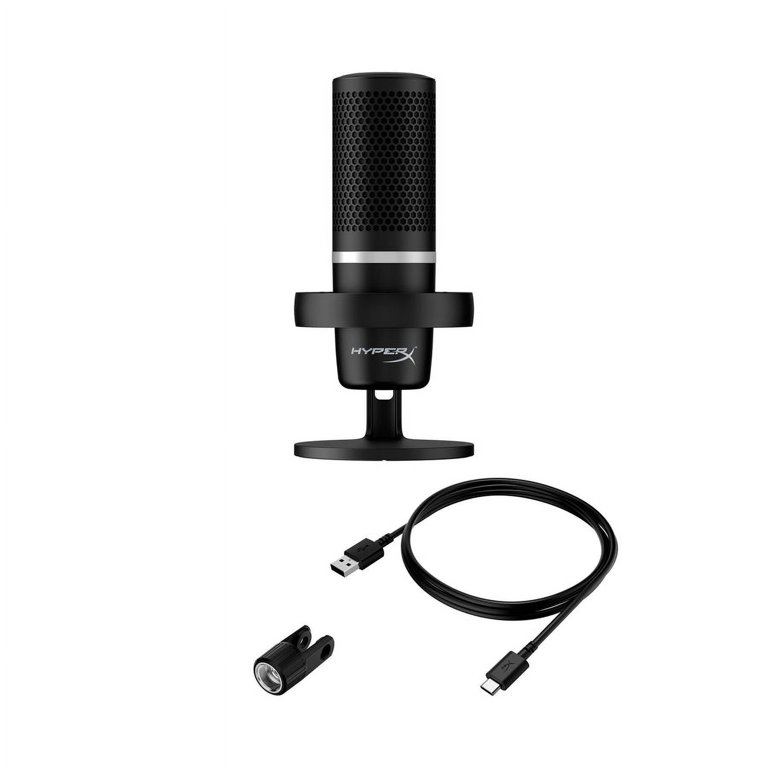 HyperX DuoCast – RGB USB Condenser Microphone for PC, PS5, PS4, Mac,  Low-profile Shock Mount, Cardioid, Omnidirectional, Pop Filter, Gain  Control,