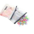 thumbnail image 3 of Xooz 1500 Pcs Colorful Rubber Band Kids Girl Colorful Fashion Disposable Rubber Band Elastic Hair Band Thin Small Ponytail Hair Elastics Daily Life One Size Baby Ponytail Holders Elastic Ribbon Hair, 3 of 7