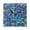 Black, variant on Hand Drawn Apples Pattern Wall Clock Square Clock Decoration Creative Clock Dual Use Black Pointer 7.78in