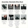 thumbnail image 5 of Wine And Beverage Rack In Modern Design Perfect For Storage, 5 of 7