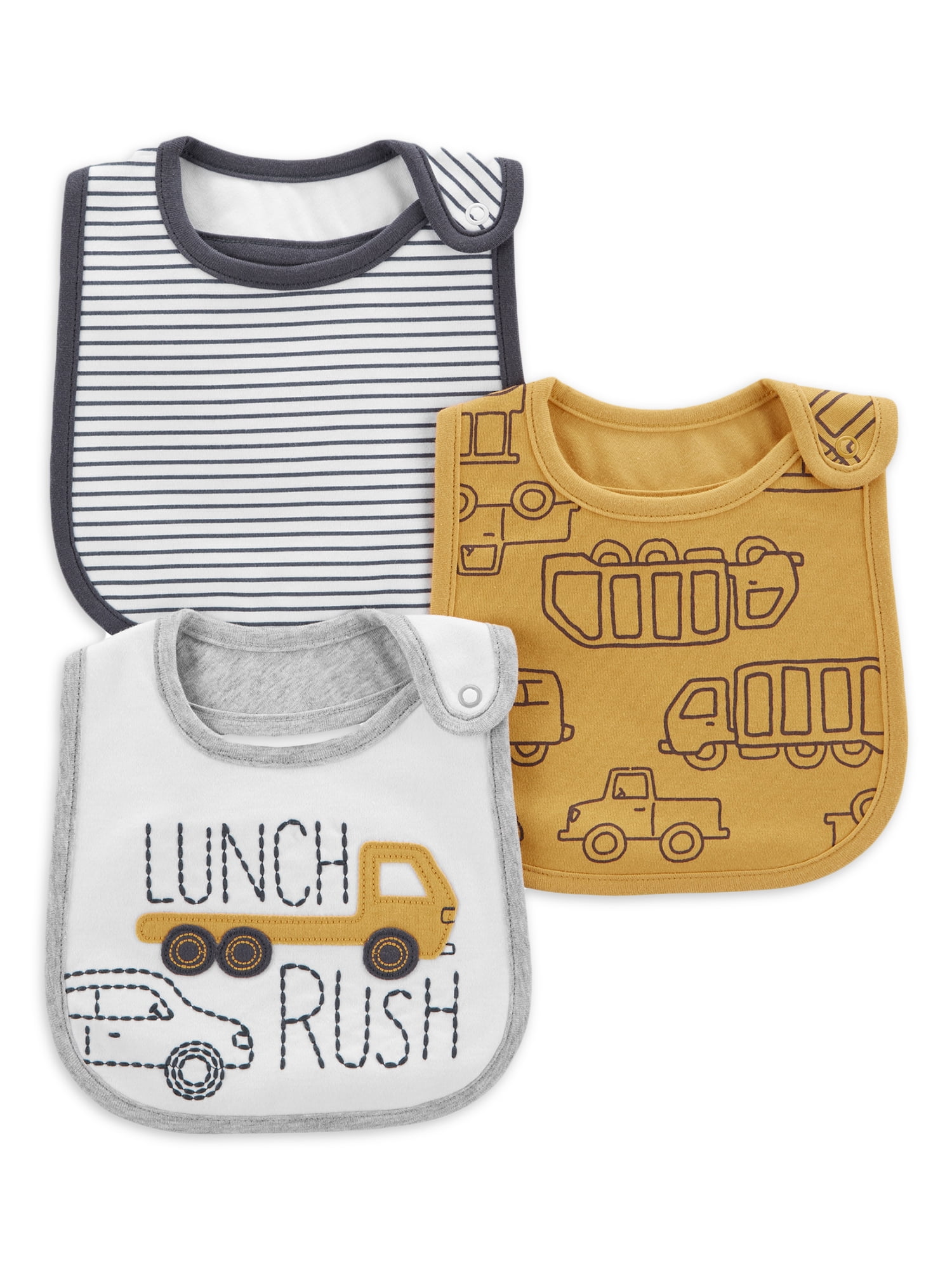 Carter's Child of Mine Baby Boy Bibs, 3-Pack, Sizes One Size