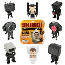 Skibidi Toilet Surprise Mystery Figures 1 of 8 Characters to Collect, Official Merch, 2.5in