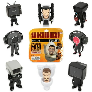 Skibidi Toilet Surprise Mystery Figures 1 of 8 Characters to Collect, Official Merch, 2.5in