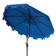 thumbnail image 3 of SAFAVIEH Zimmerman 9' Market Crank UV Resistant Patio Umbrella, Pacific Blue, 3 of 5