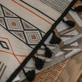 thumbnail image 3 of Nouveaux Rideaux style boho pour Salon Chambre Cuisine Décoration Tissu Imprimé Coton Lin Rideau de Baie Vitrée, 3 of 5